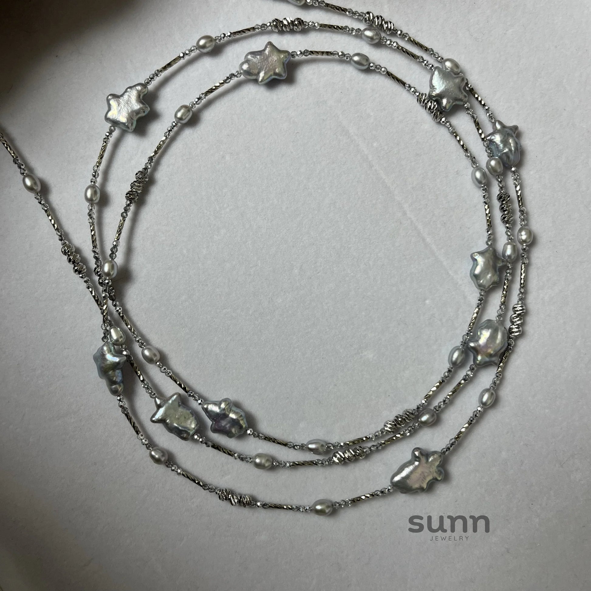 Payson Multi-Layer Baroque Pearl Necklace