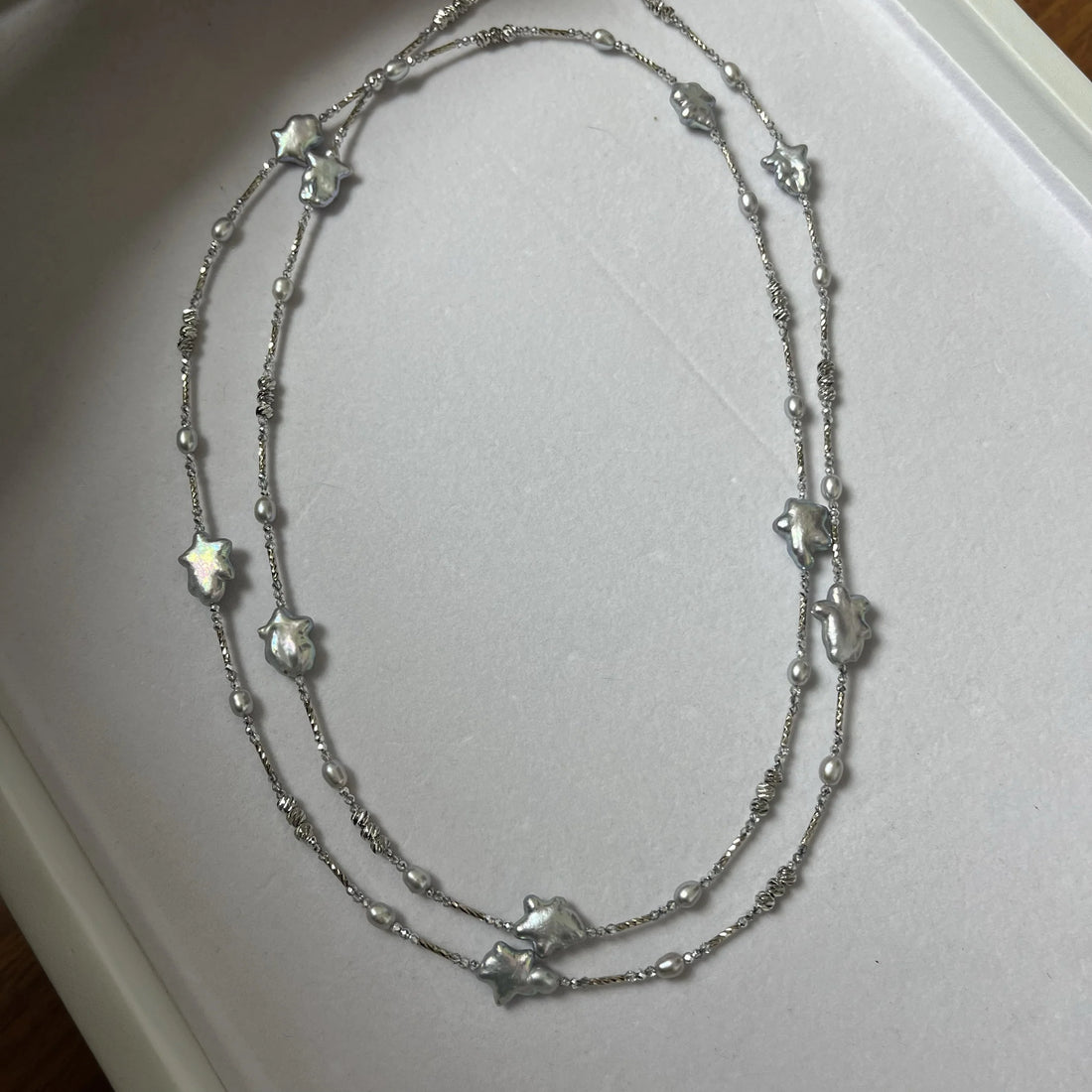 Payson Multi-Layer Baroque Pearl Necklace