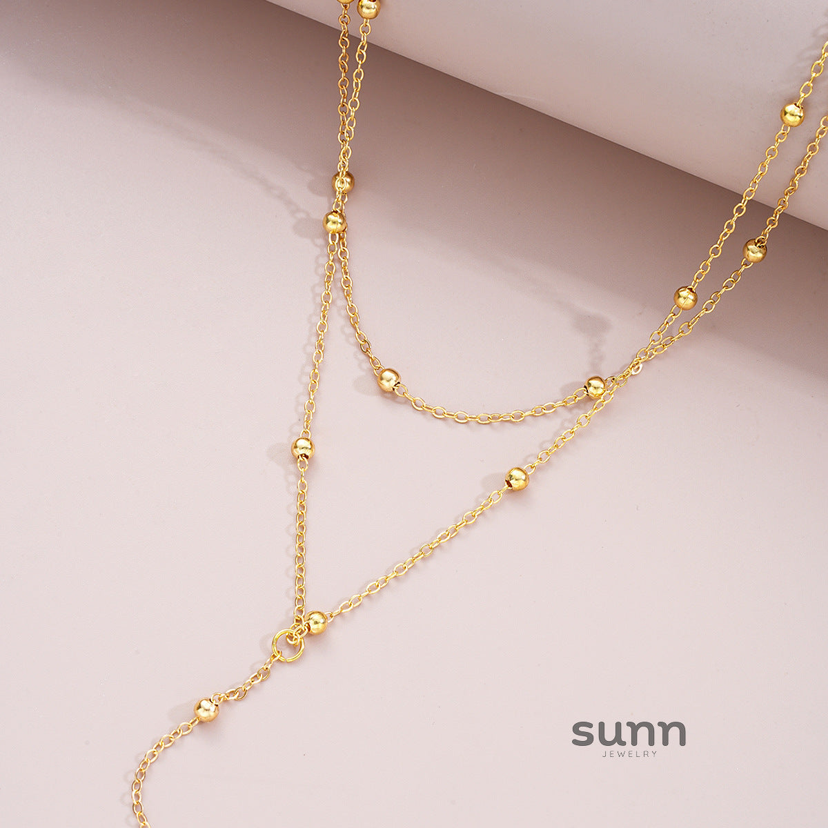 Peighton Tassel Layered Necklace [GWKAEJXZ]