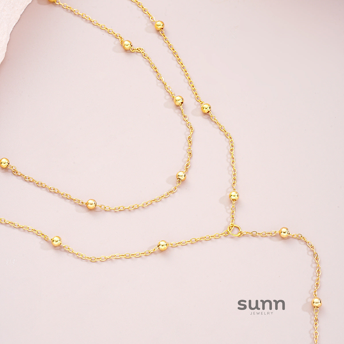 Peighton Tassel Layered Necklace [KS53XQWP]