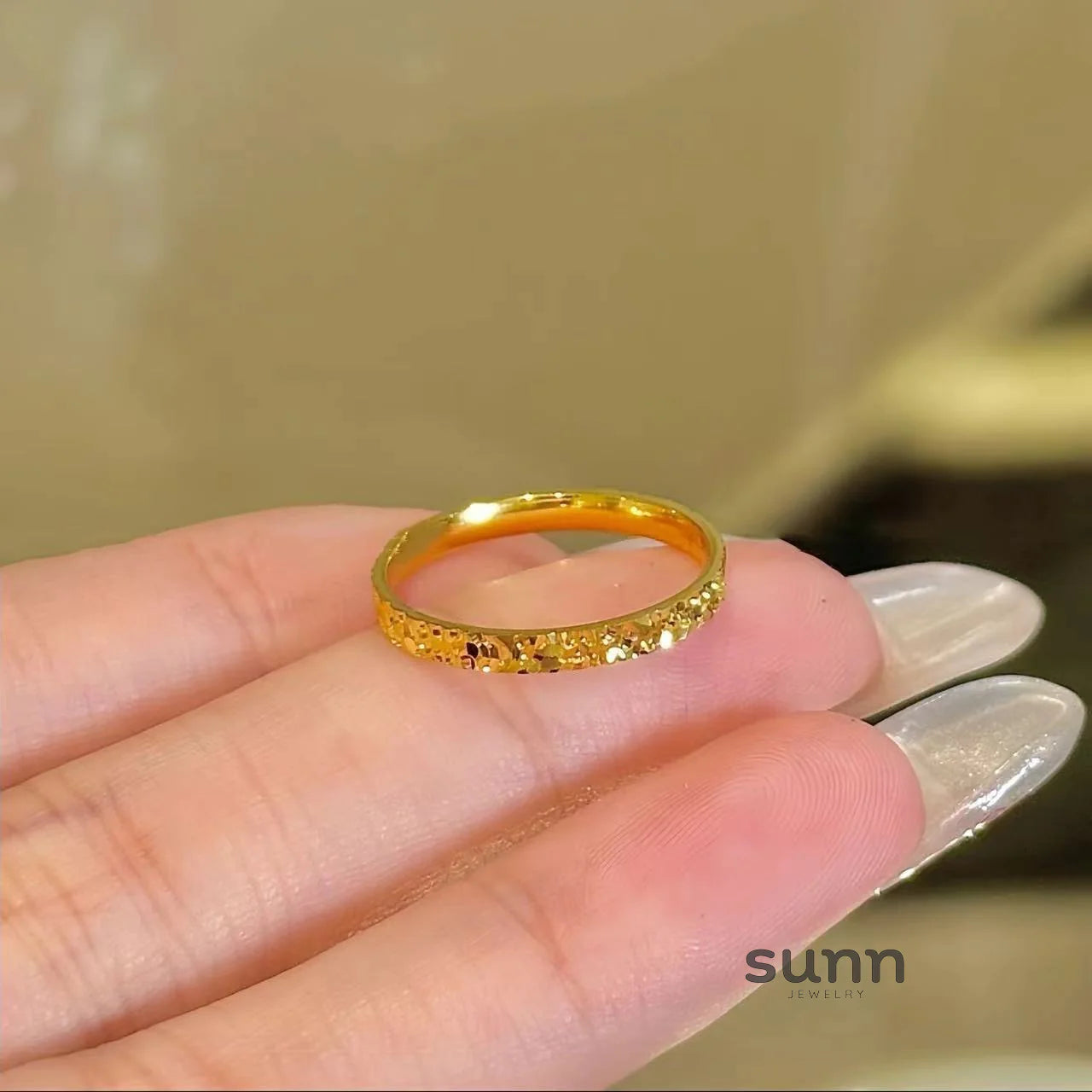 Perel Gold Crushed Ice Ring