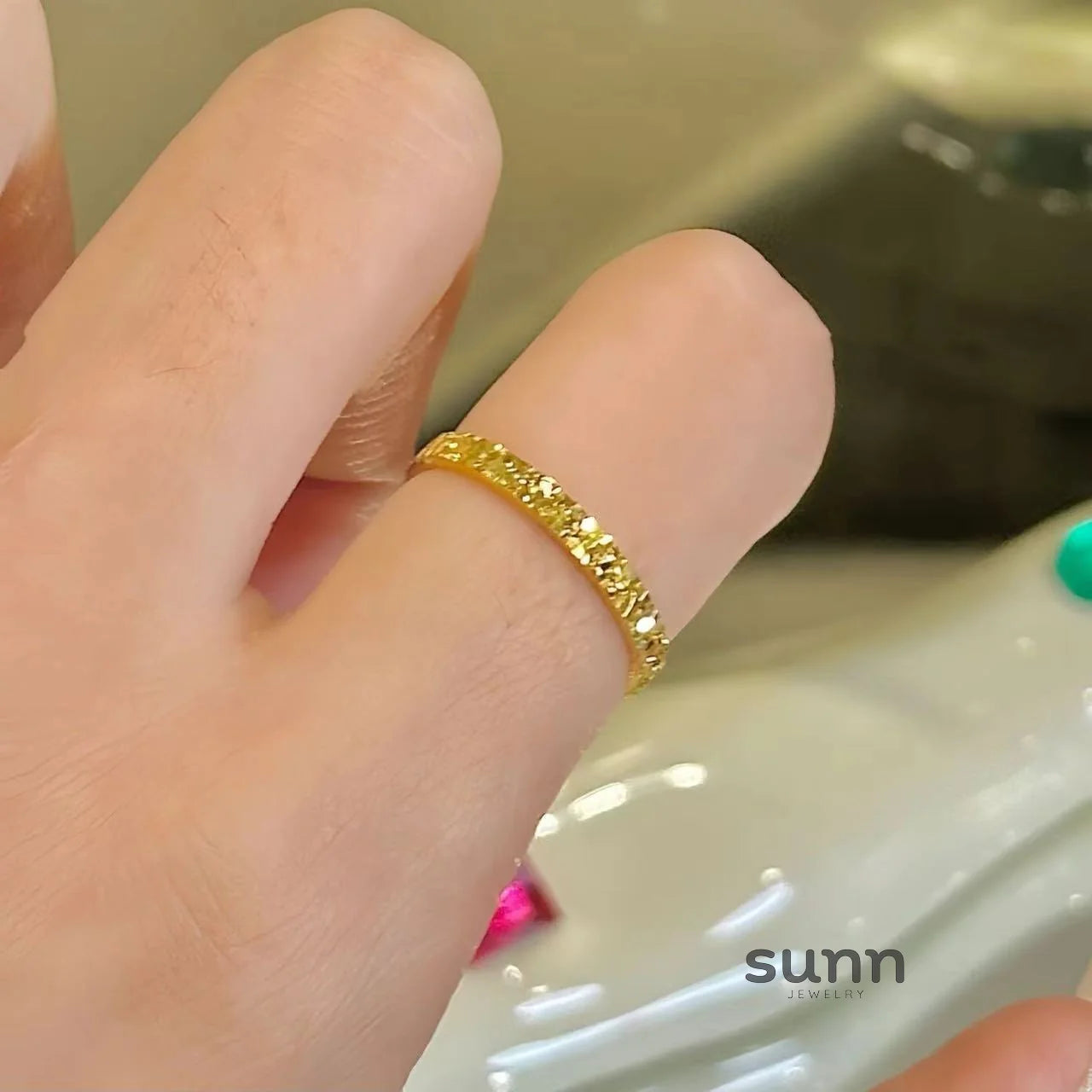 Perel Gold Crushed Ice Ring