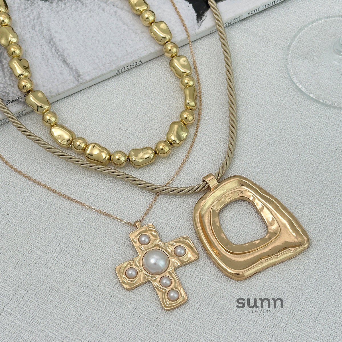 Perri Layered Necklace Set [2RTOZFOF]