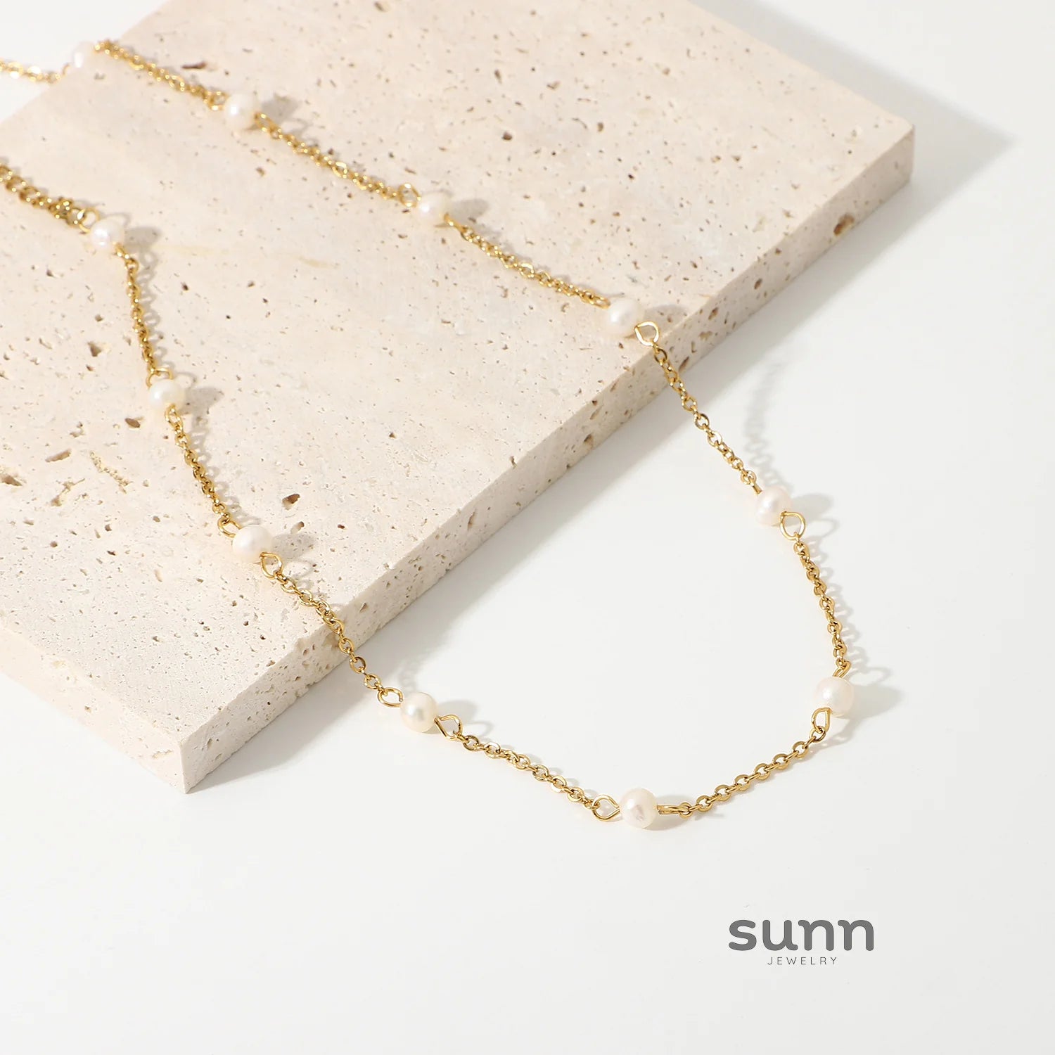 Perry Layered Pearl Necklace