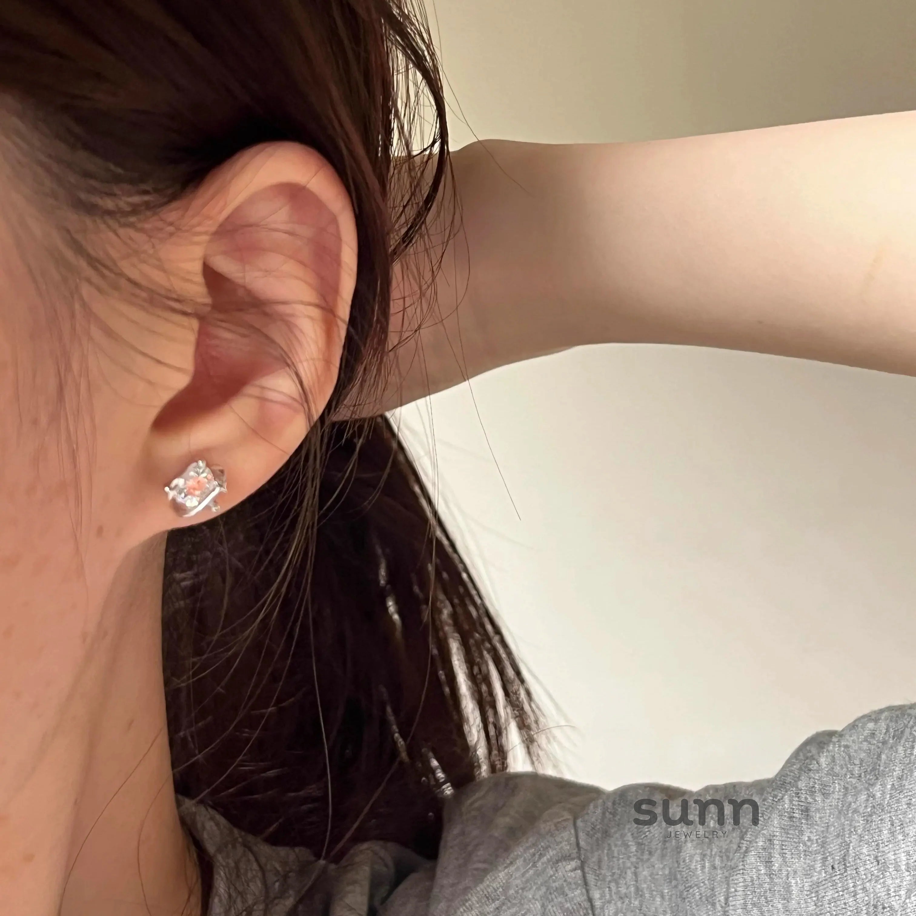 Persephone Shooting Star Stud Earrings