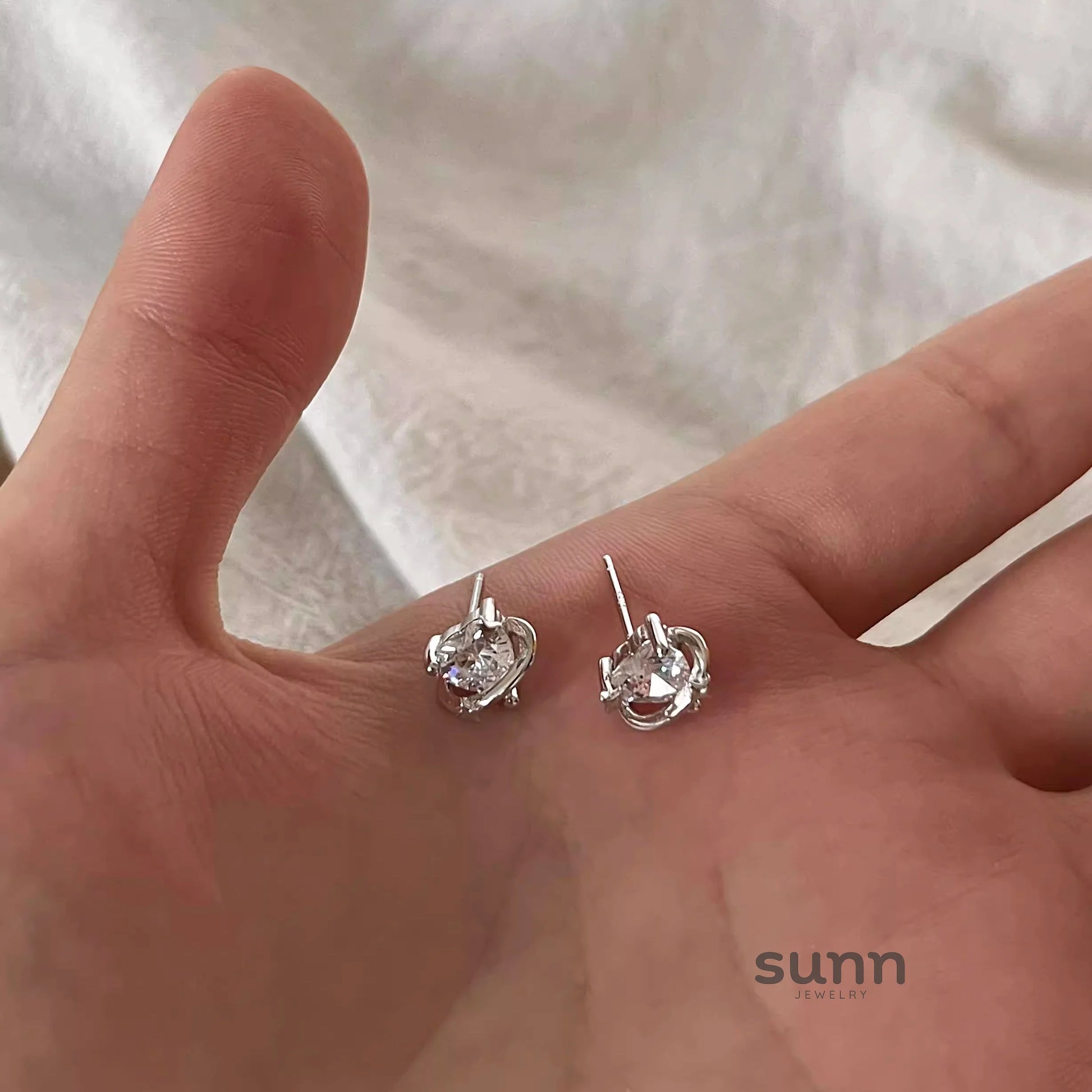 Persephone Shooting Star Stud Earrings