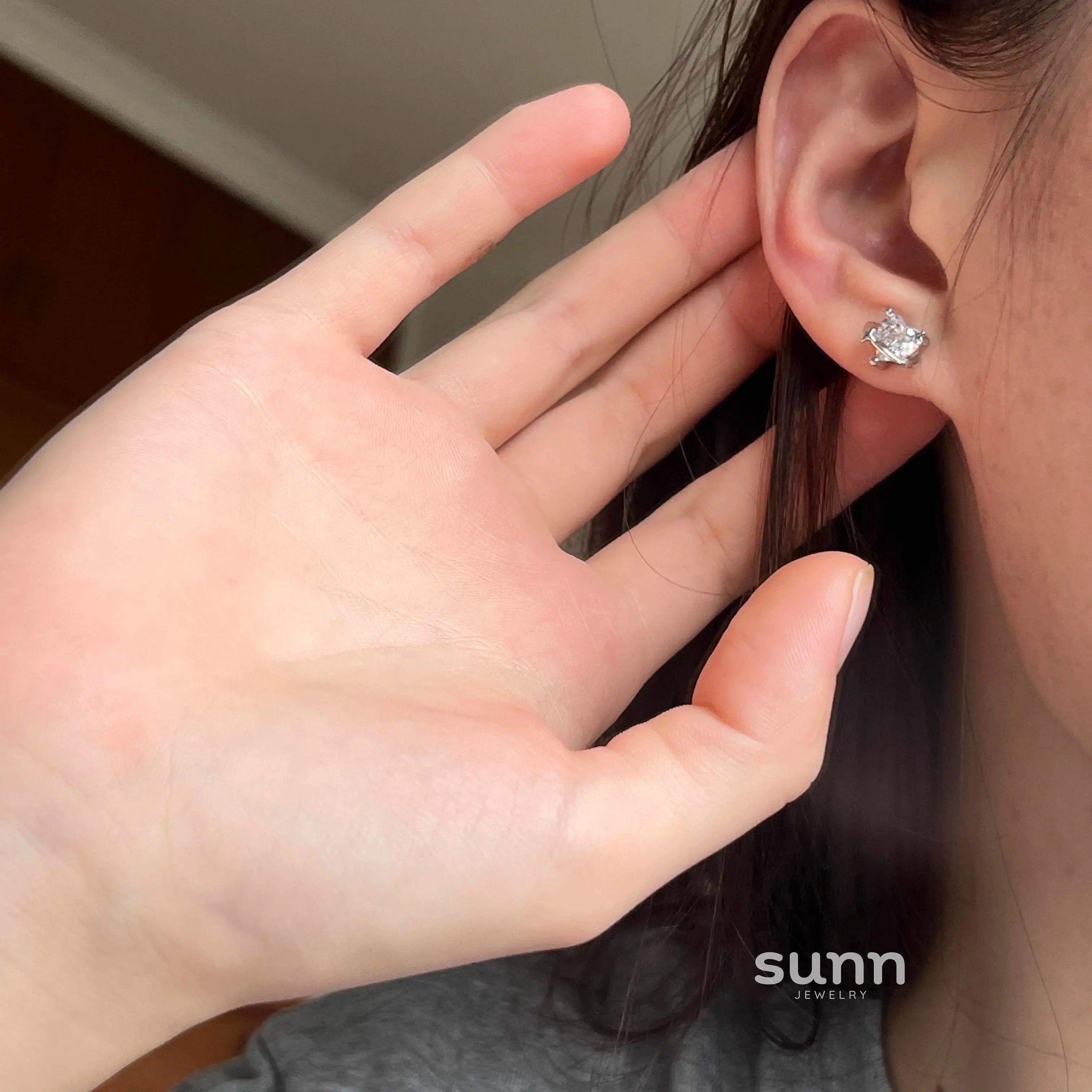 Persephone Shooting Star Stud Earrings