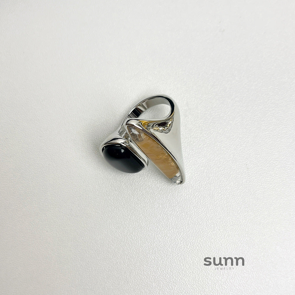 Phoenyx Faceted Crystal Ring [ZLFKNCEJ]