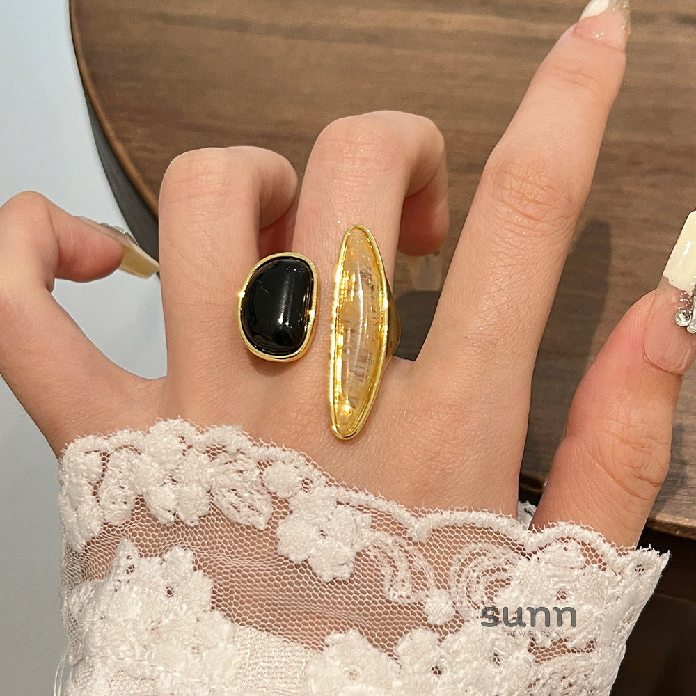 Phoenyx Faceted Crystal Ring [ATMHLP5O]