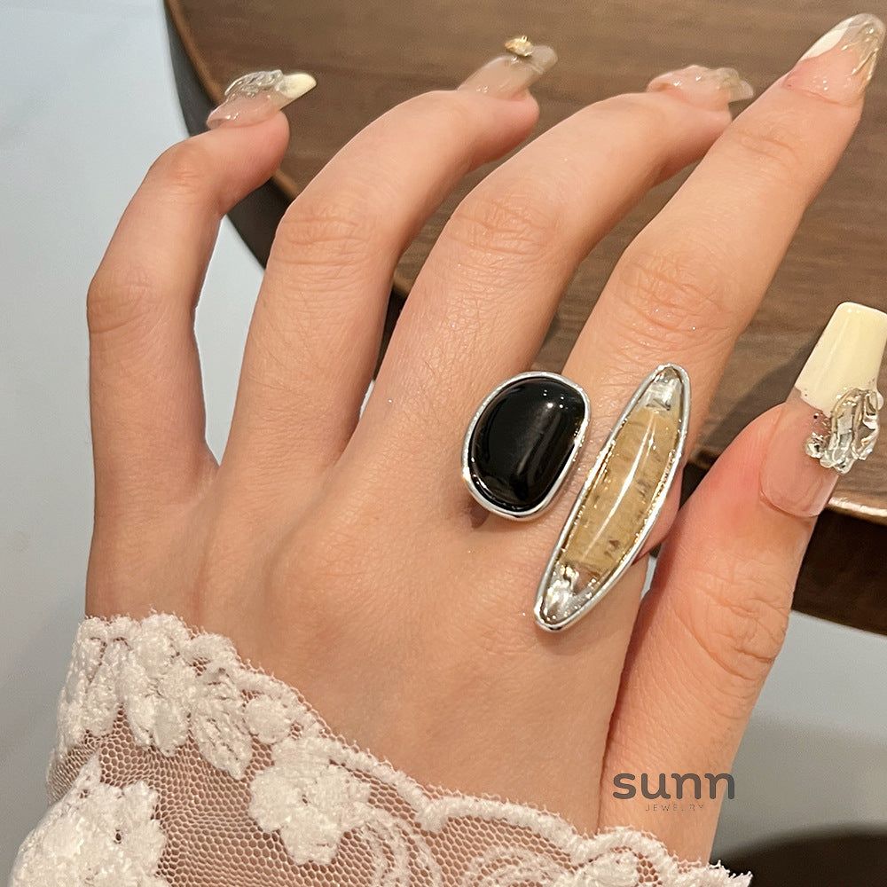 Phoenyx Faceted Crystal Ring [8T5PZF8J]