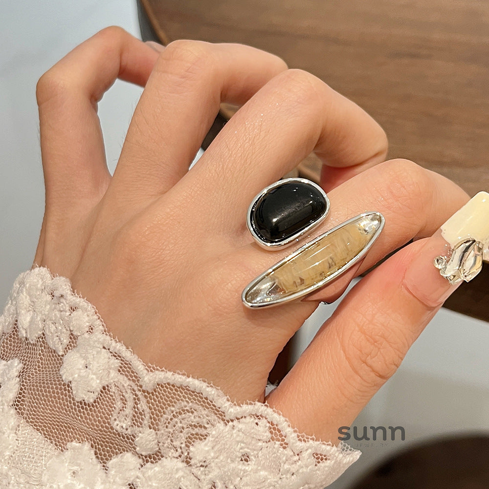 Phoenyx Faceted Crystal Ring [ISC1G32R]