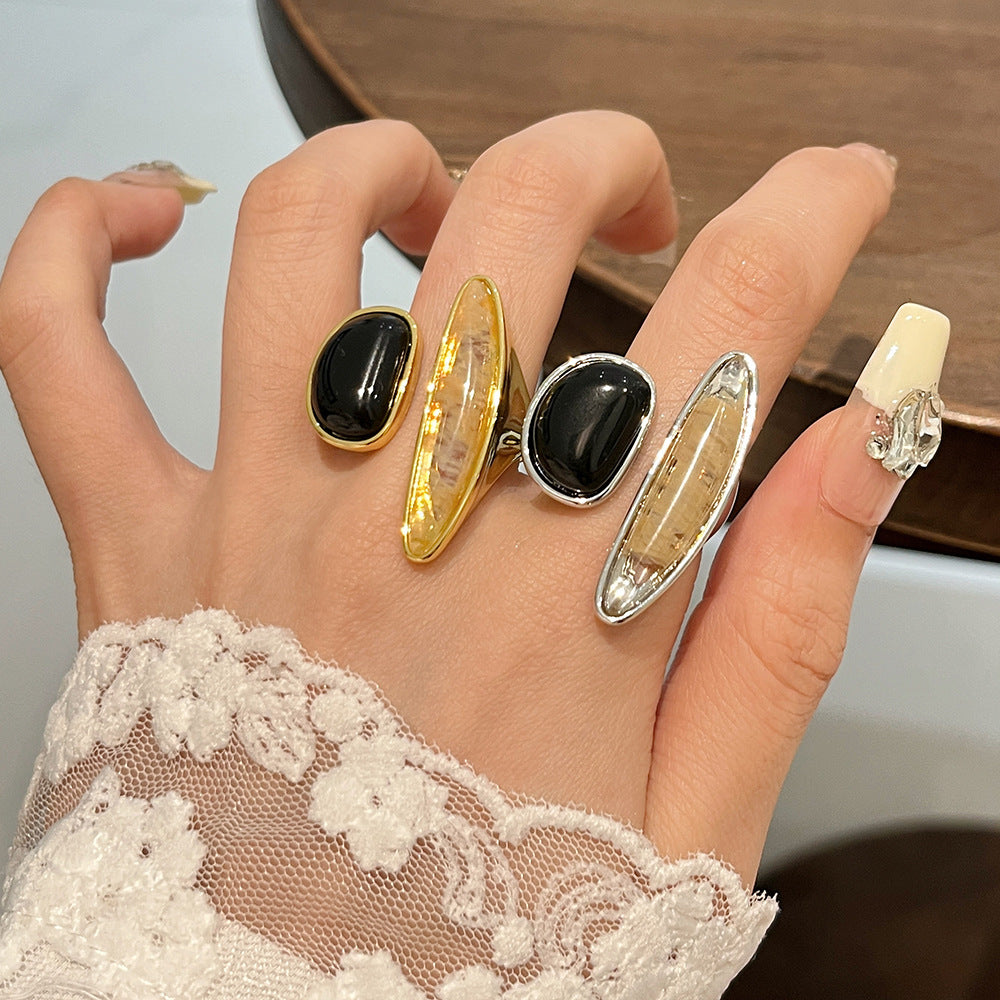 Phoenyx Faceted Crystal Ring [BUMS1VCV]