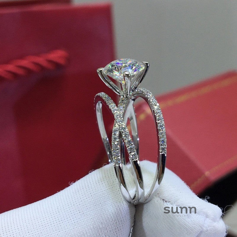 Polly Dazzling Moissanite Ring [VWUL32QV]