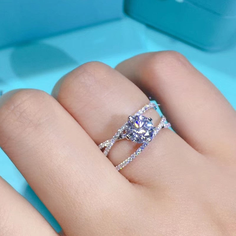 Polly Dazzling Moissanite Ring [JWURVD95]