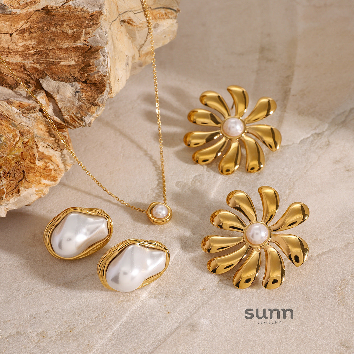 Polly Pearl Adornment Set [X0A5B1RD]
