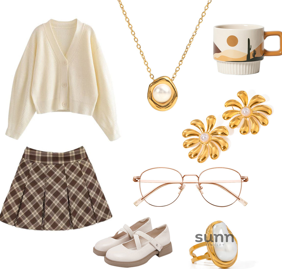 Polly Pearl Adornment Set [7UFGRXD6]