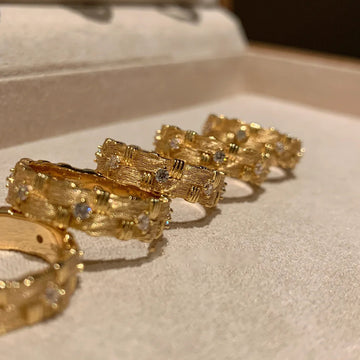 Poppy Woven Diamond Ring [0XKJYQXD]