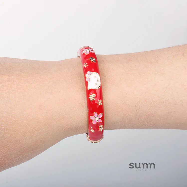 Porter Enamel Hello Kitty Bangle