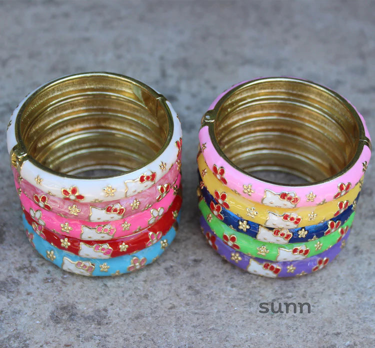 Porter Enamel Hello Kitty Bangle
