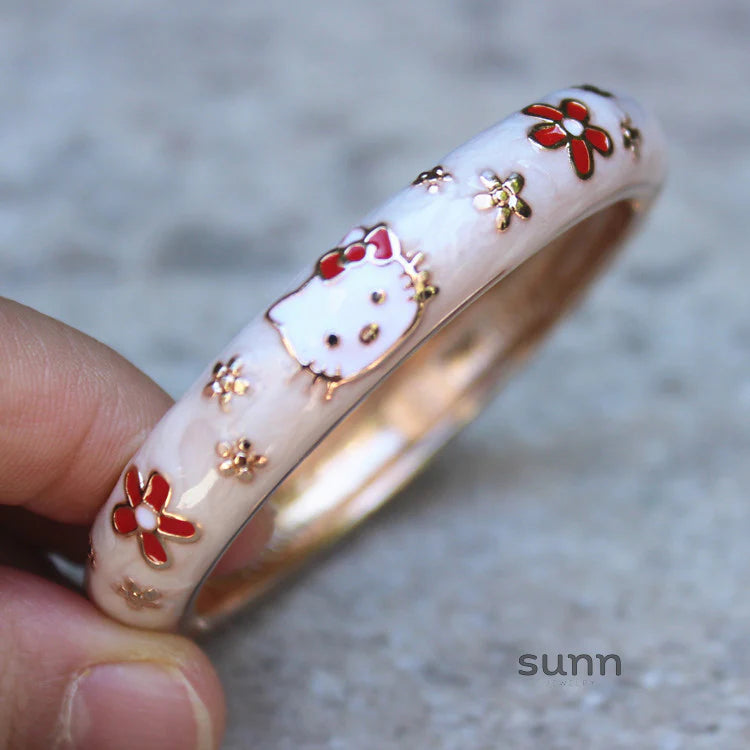 Porter Enamel Hello Kitty Bangle