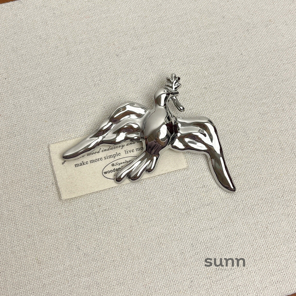 Porter Peace Dove Brooch [Q3MCOI1T]