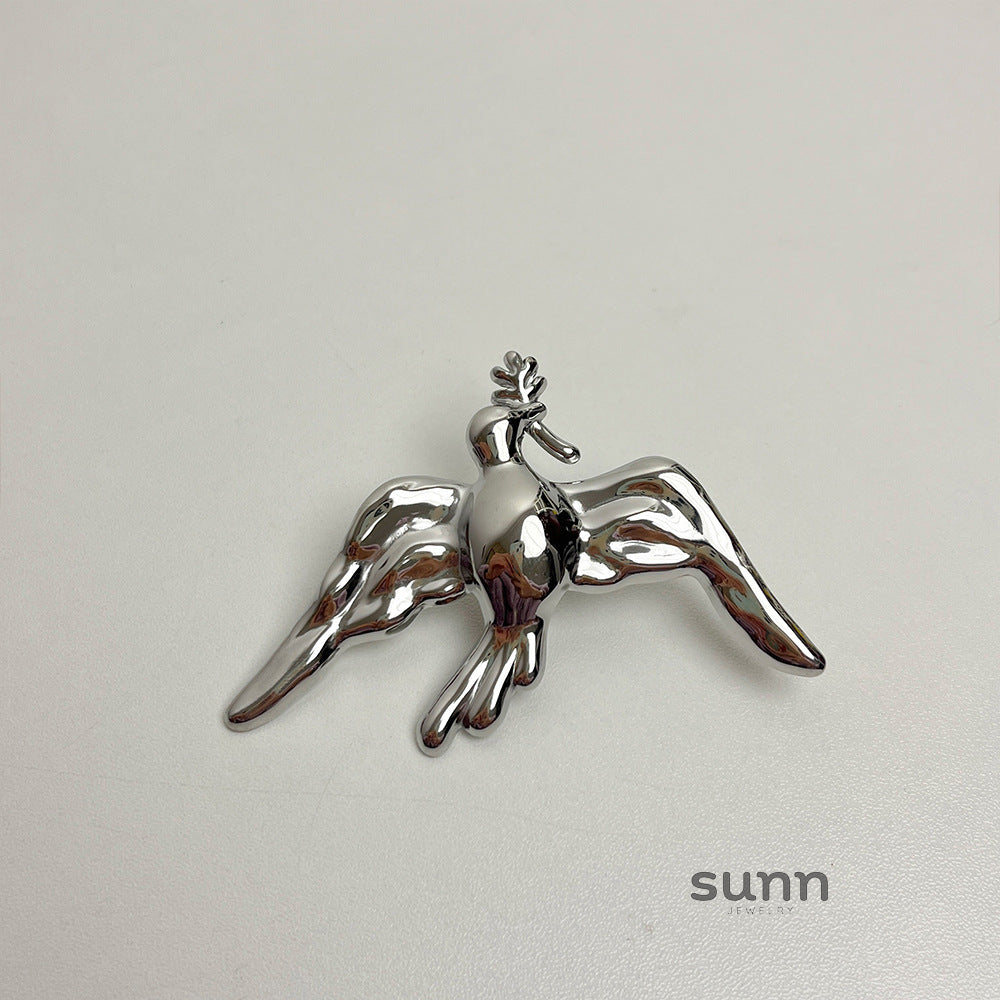 Porter Peace Dove Brooch [P8PEP715]