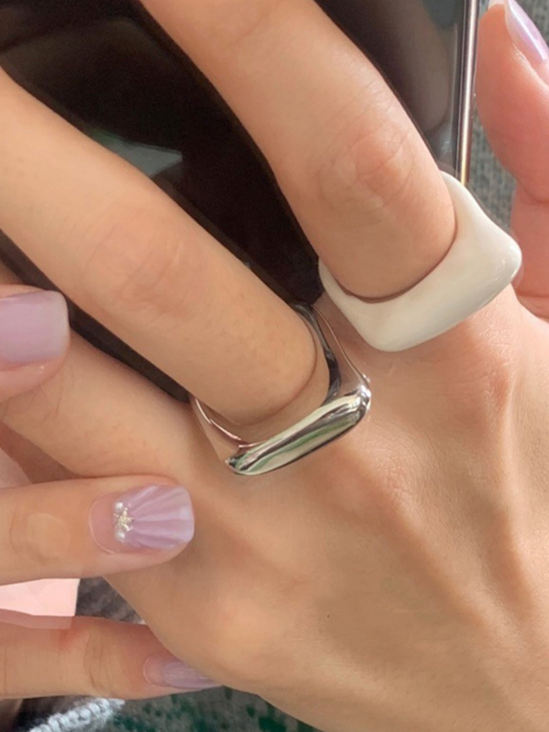 Porter Sculptural Enamel Ring [BA5NBZ42]