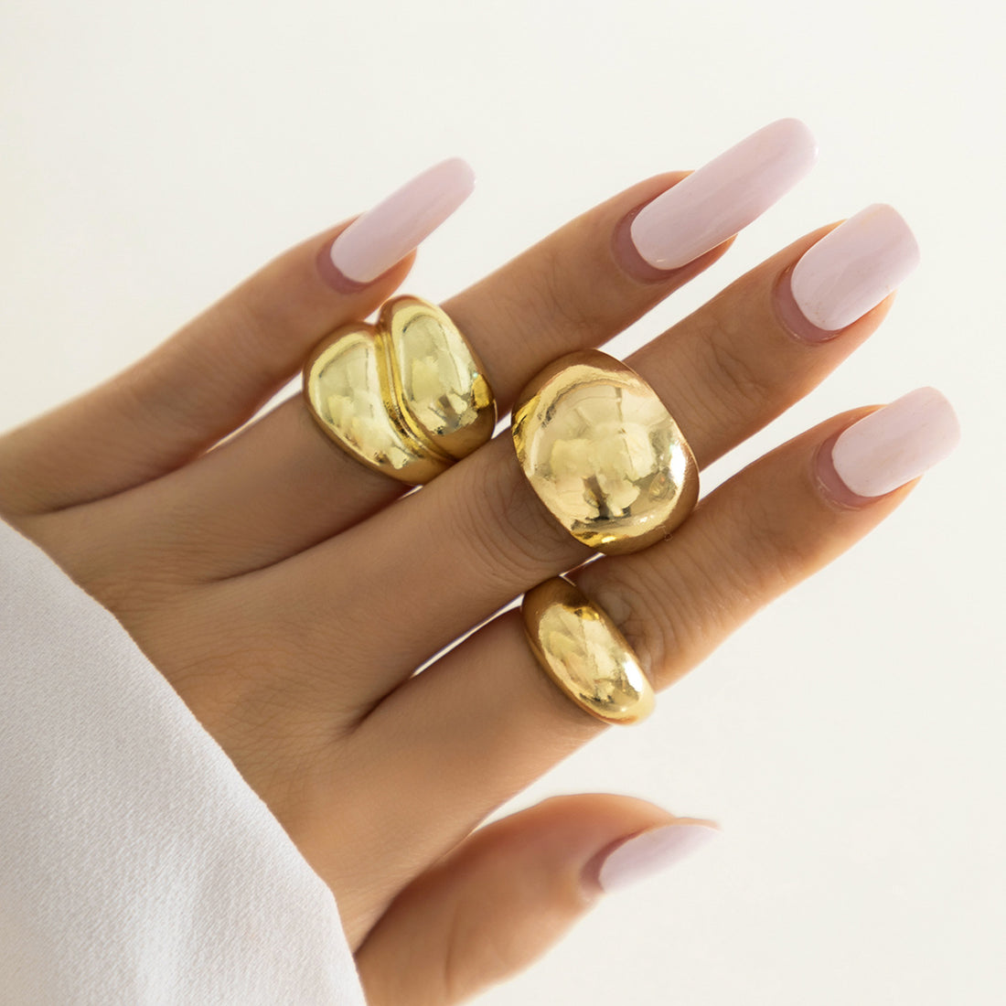 Precious Statement Ring Set [D4MAN3IU]