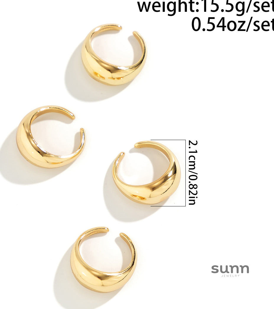 Precious Statement Ring Set [FG17P8VP]