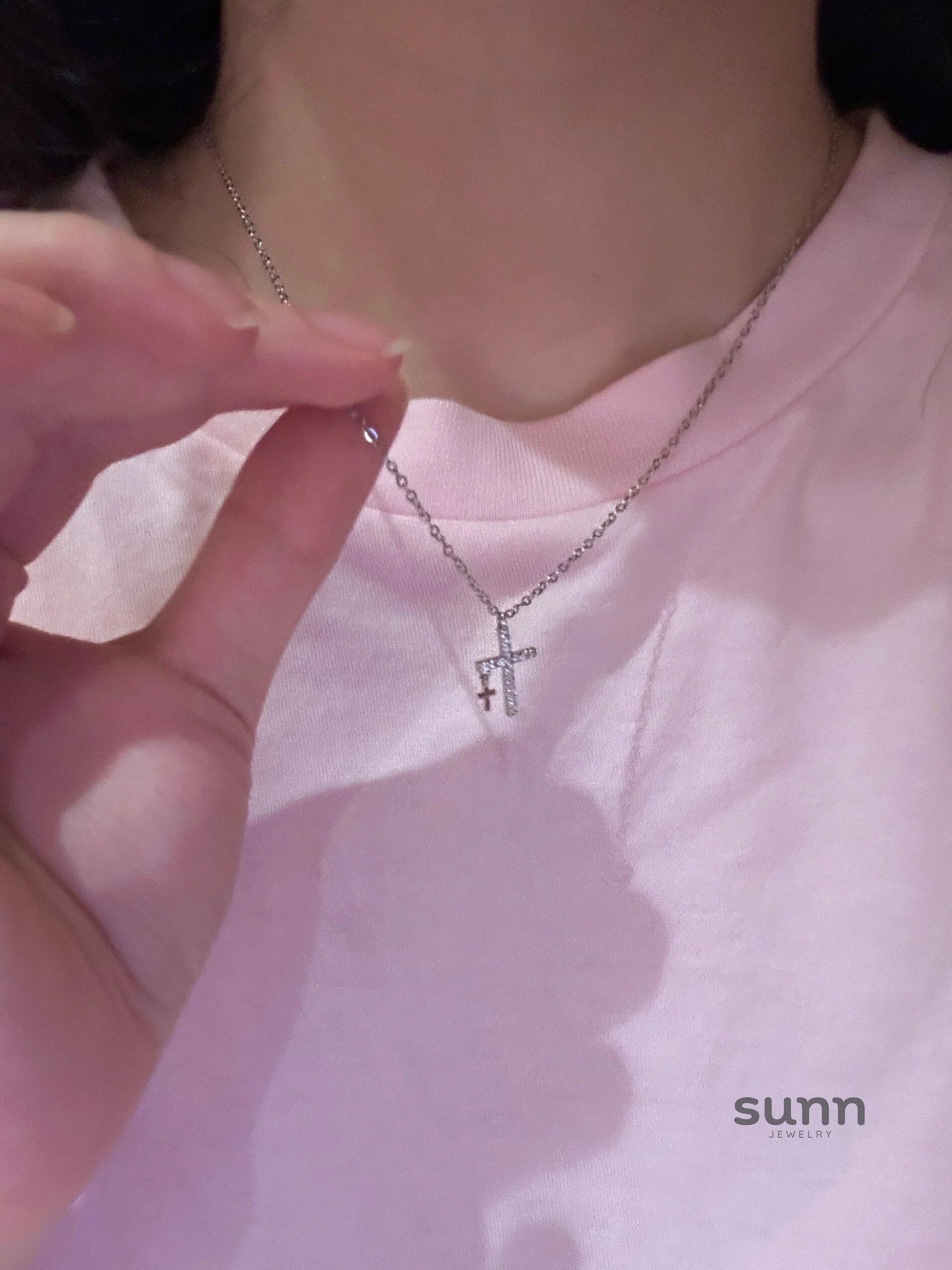 Prim Celestial Cross Necklace