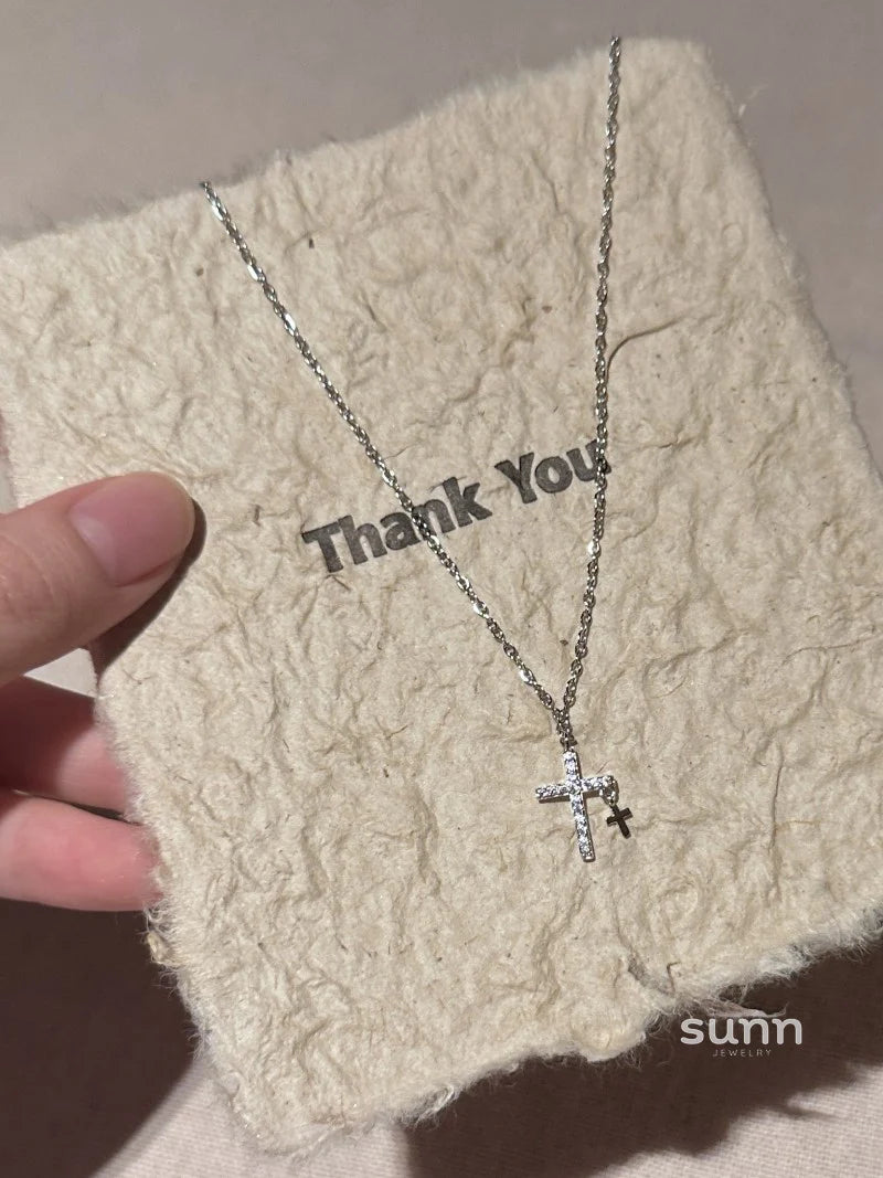 Prim Celestial Cross Necklace