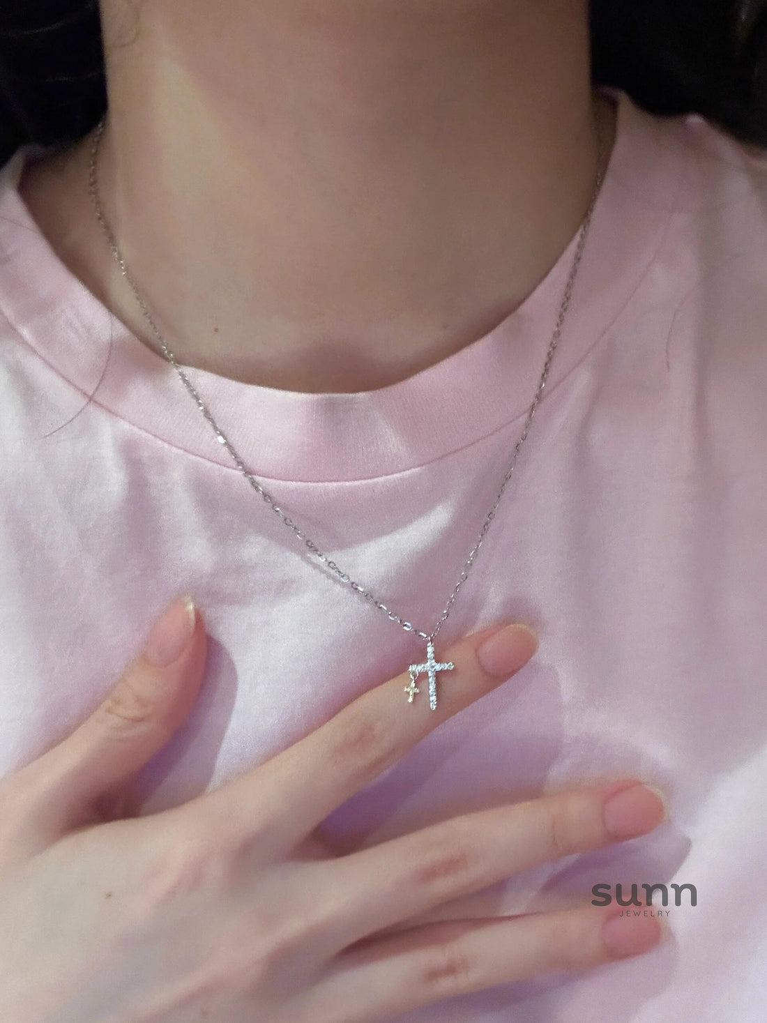 Prim Celestial Cross Necklace