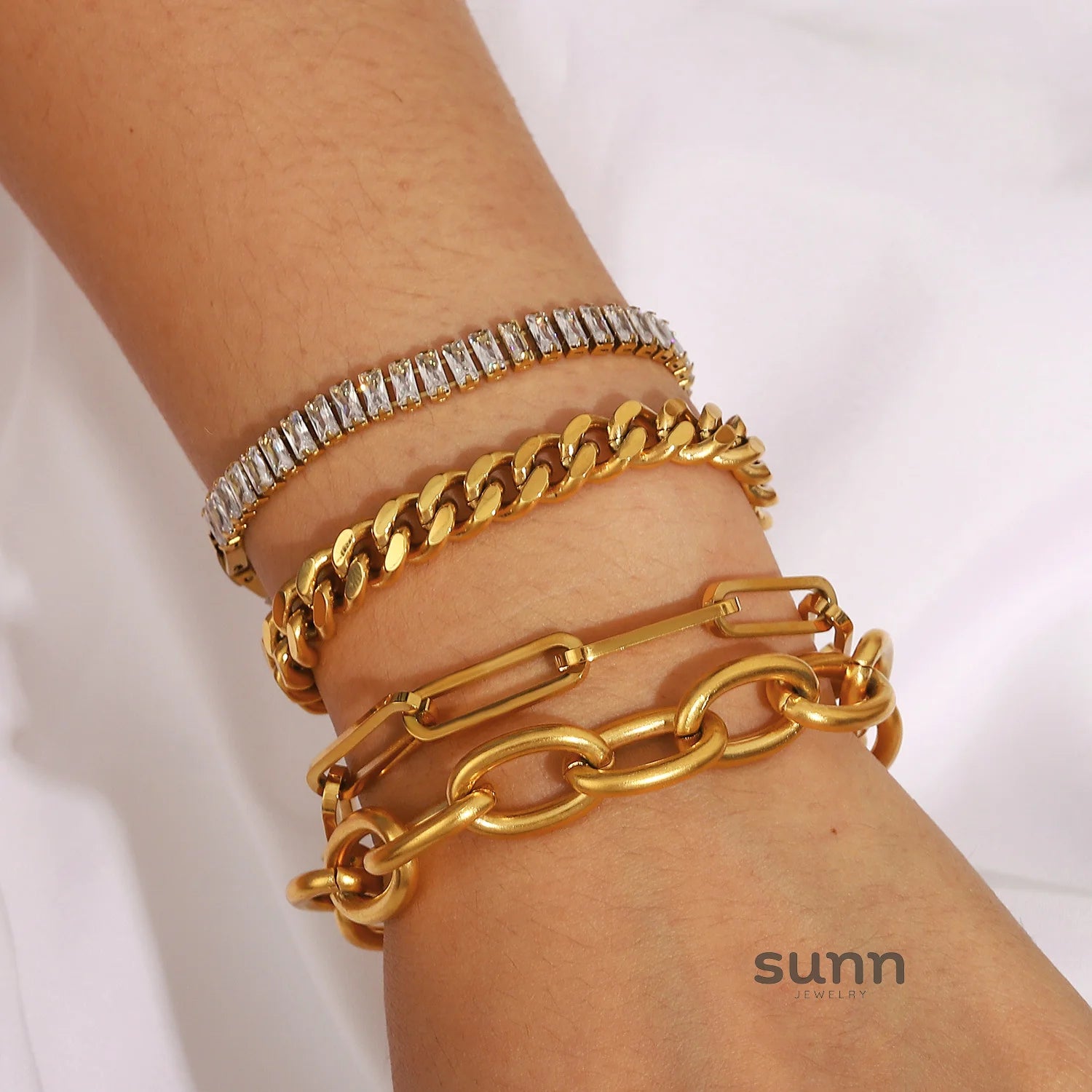 Prim Gold Cuban Link Bracelet