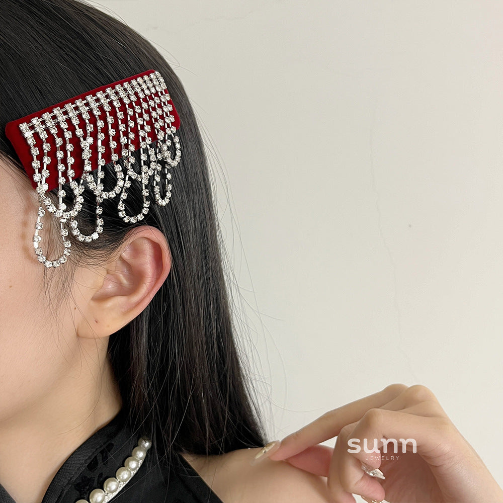 Priscilla Regal Embellished Hair Clip [ZHI2317C]