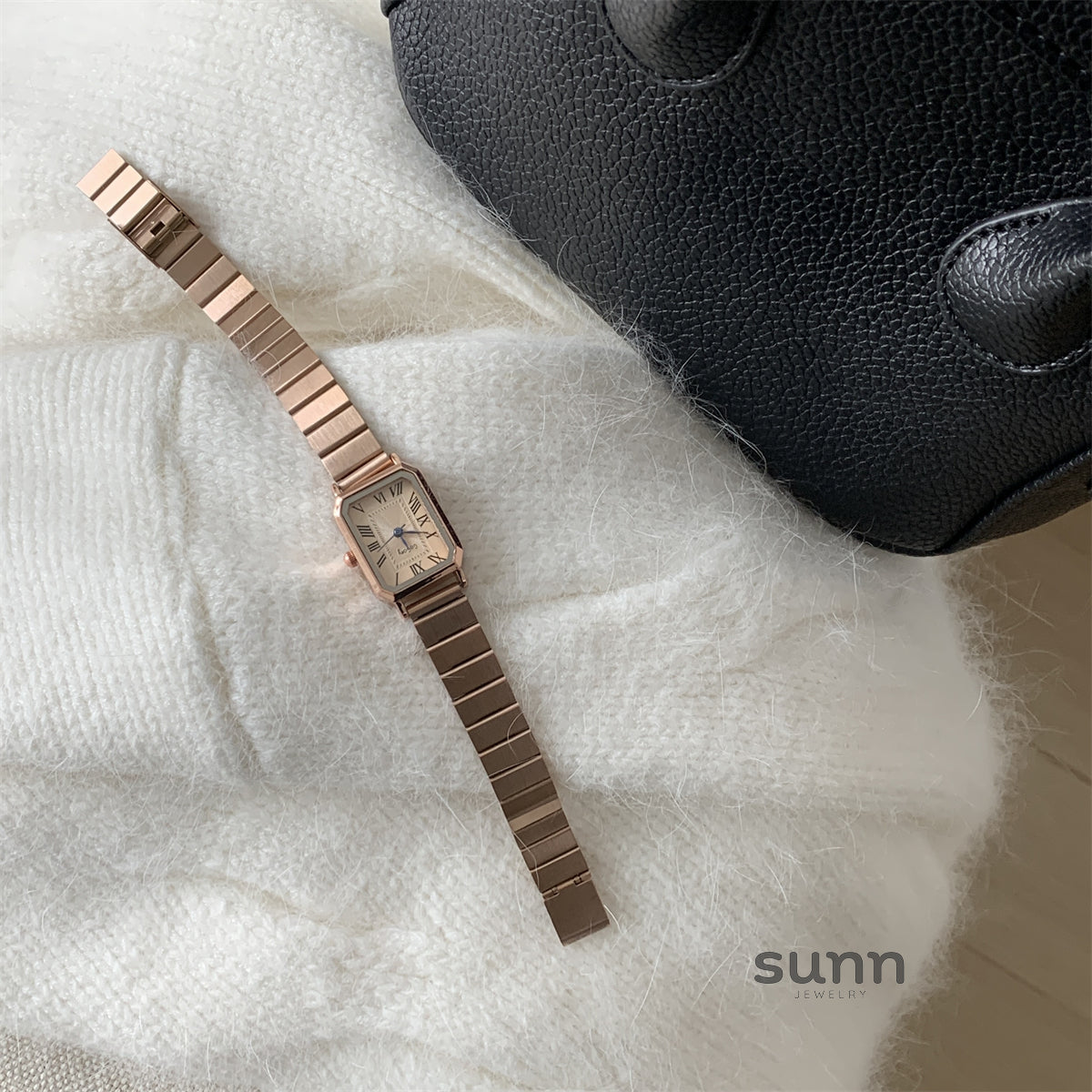 Queenie Luxe Square Roman Watch [ML6OHLZM]