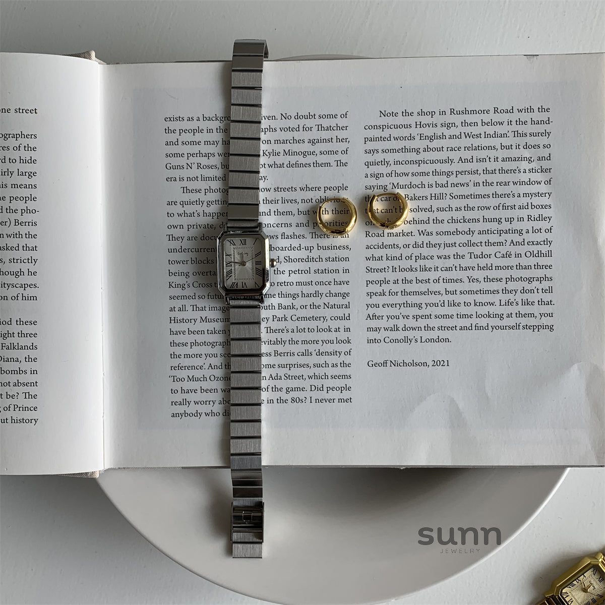 Queenie Luxe Square Roman Watch [XVN0OUCN]