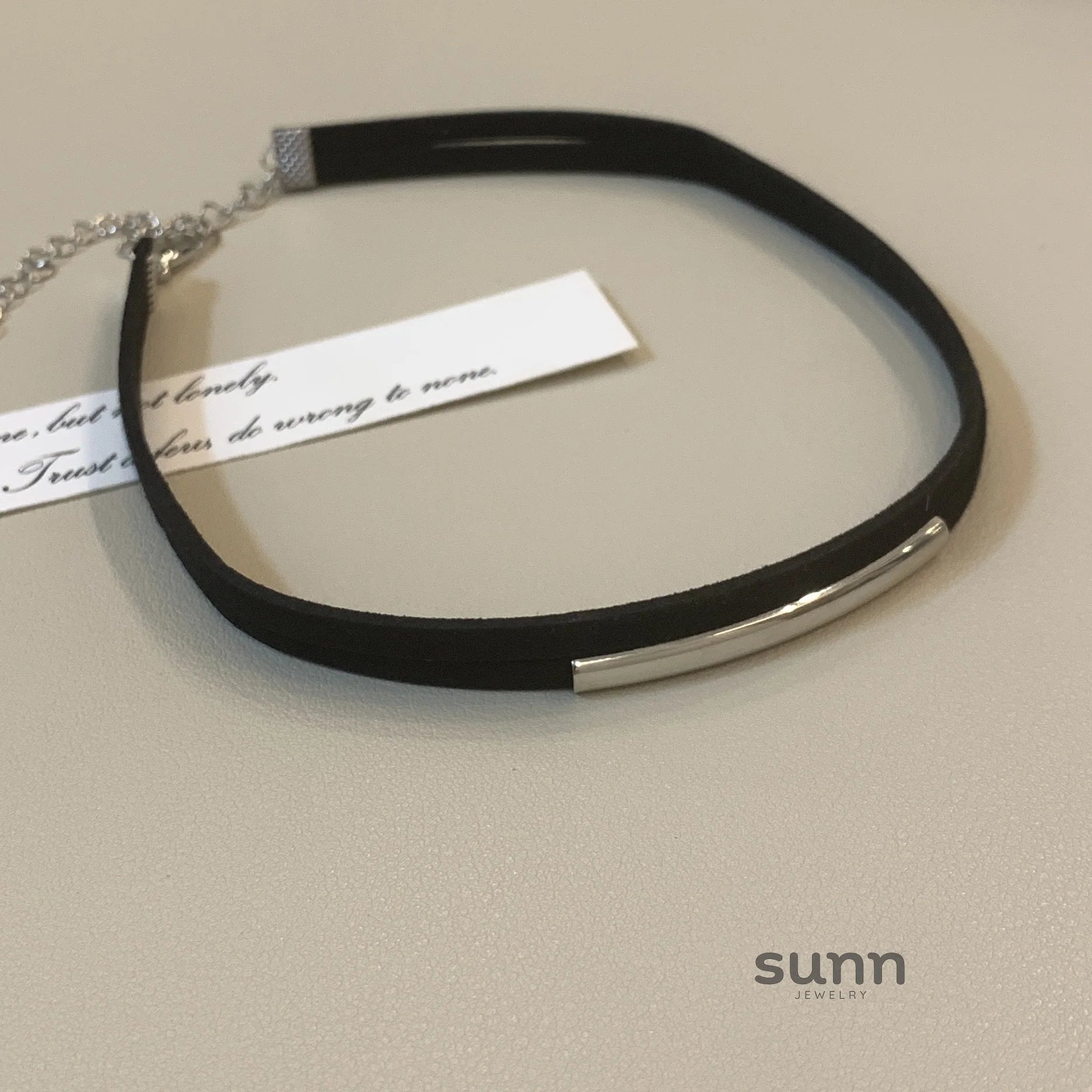 Quinley Leather O-Ring Choker