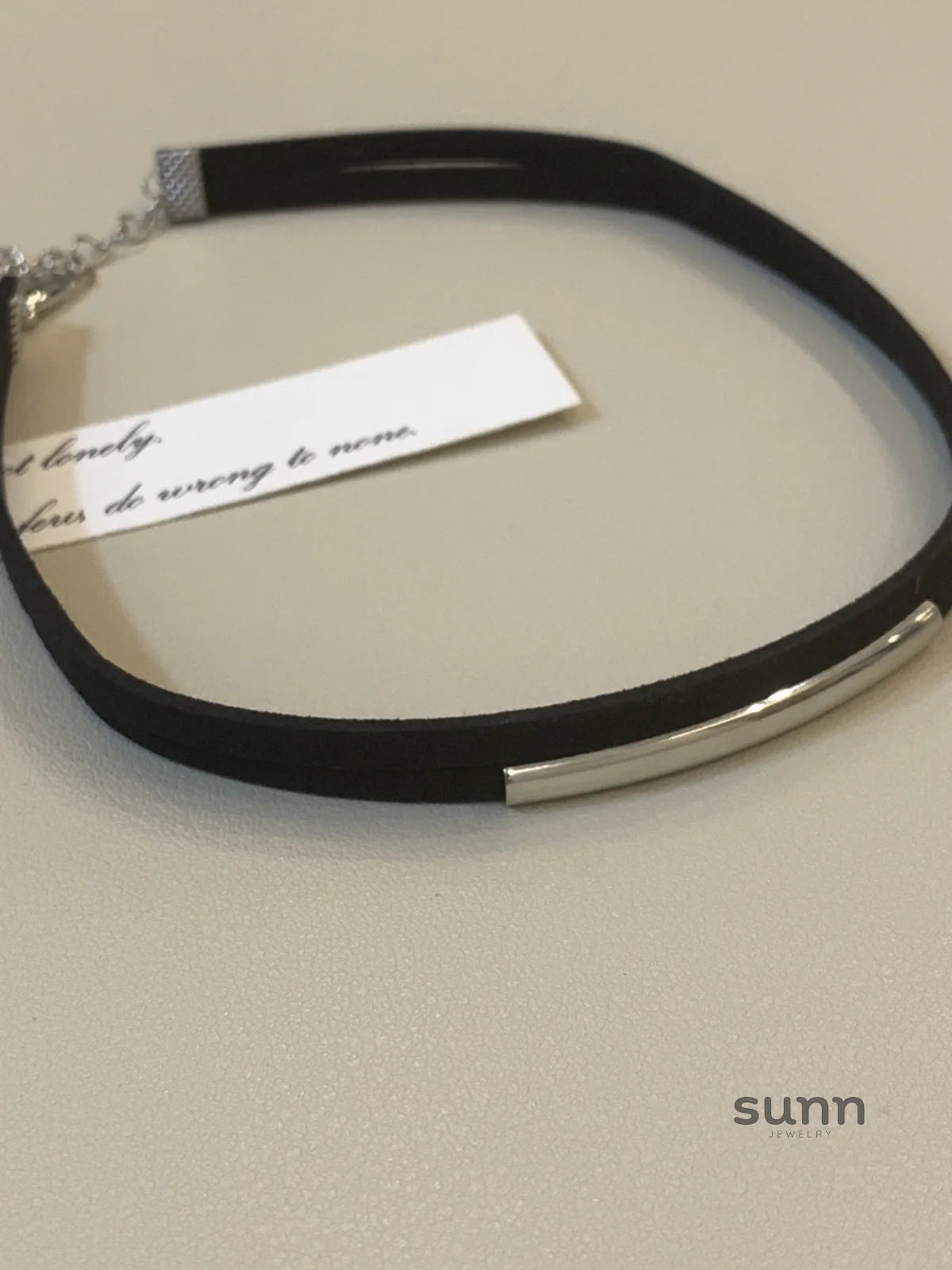 Quinley Leather O-Ring Choker