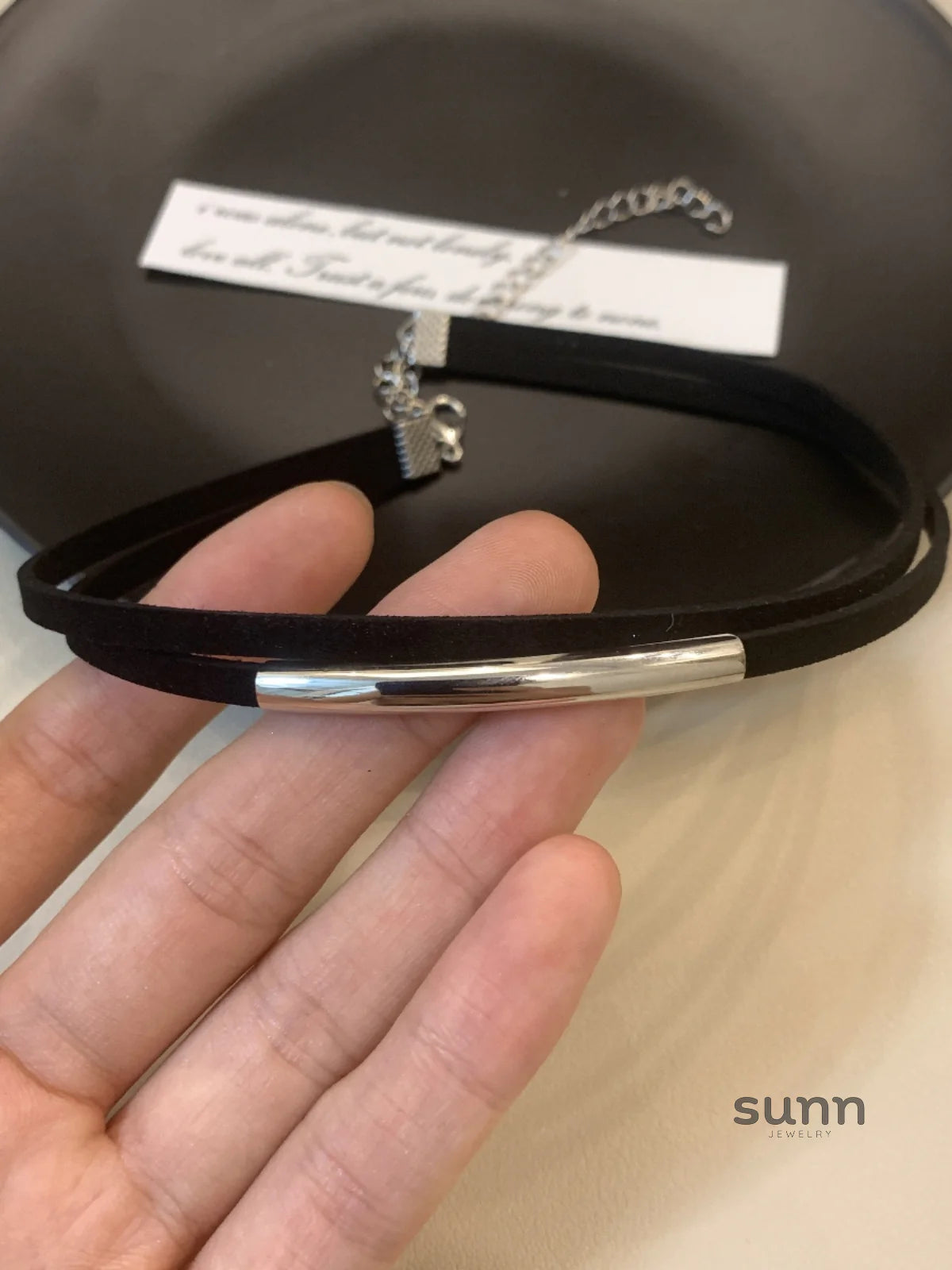Quinley Leather O-Ring Choker