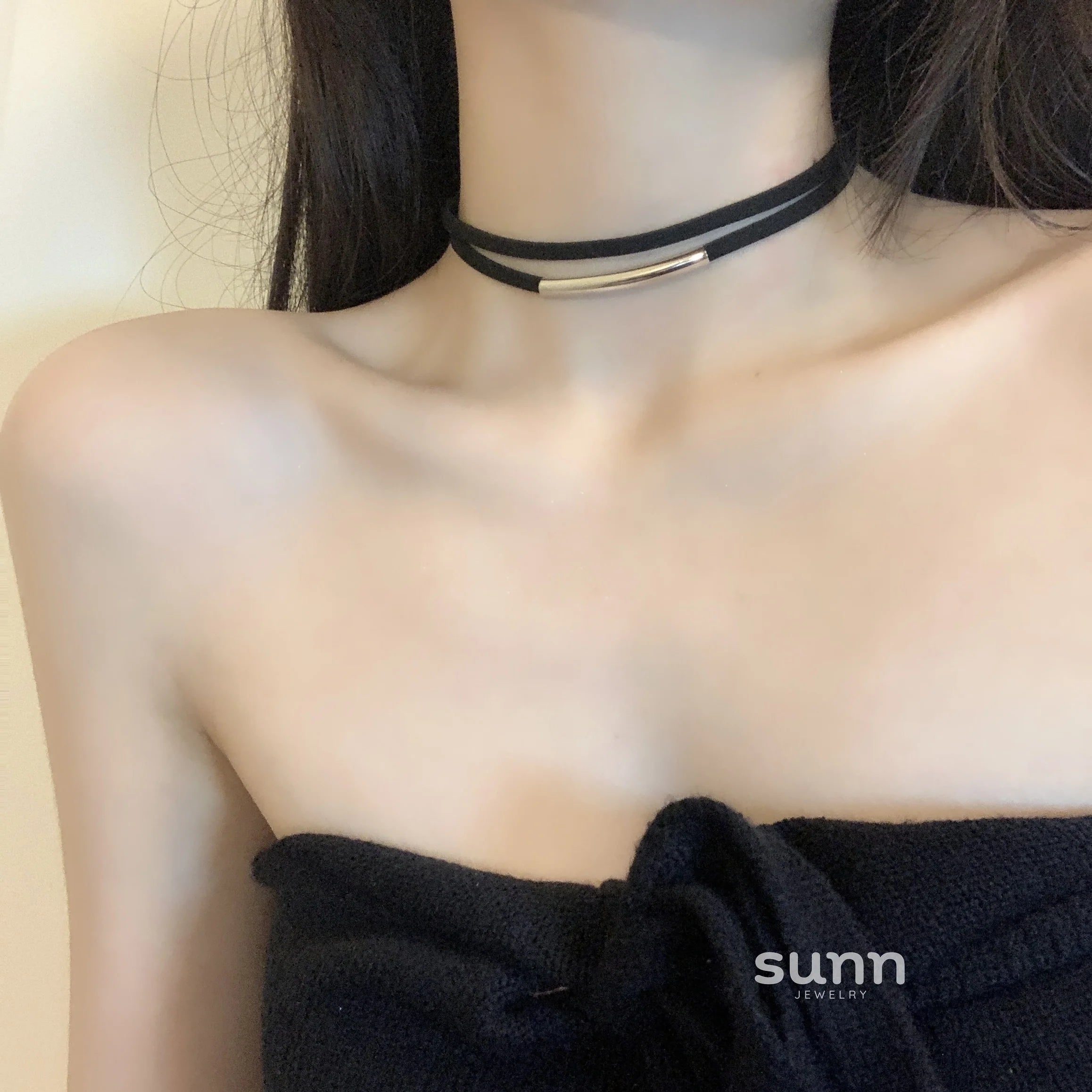 Quinley Leather O-Ring Choker