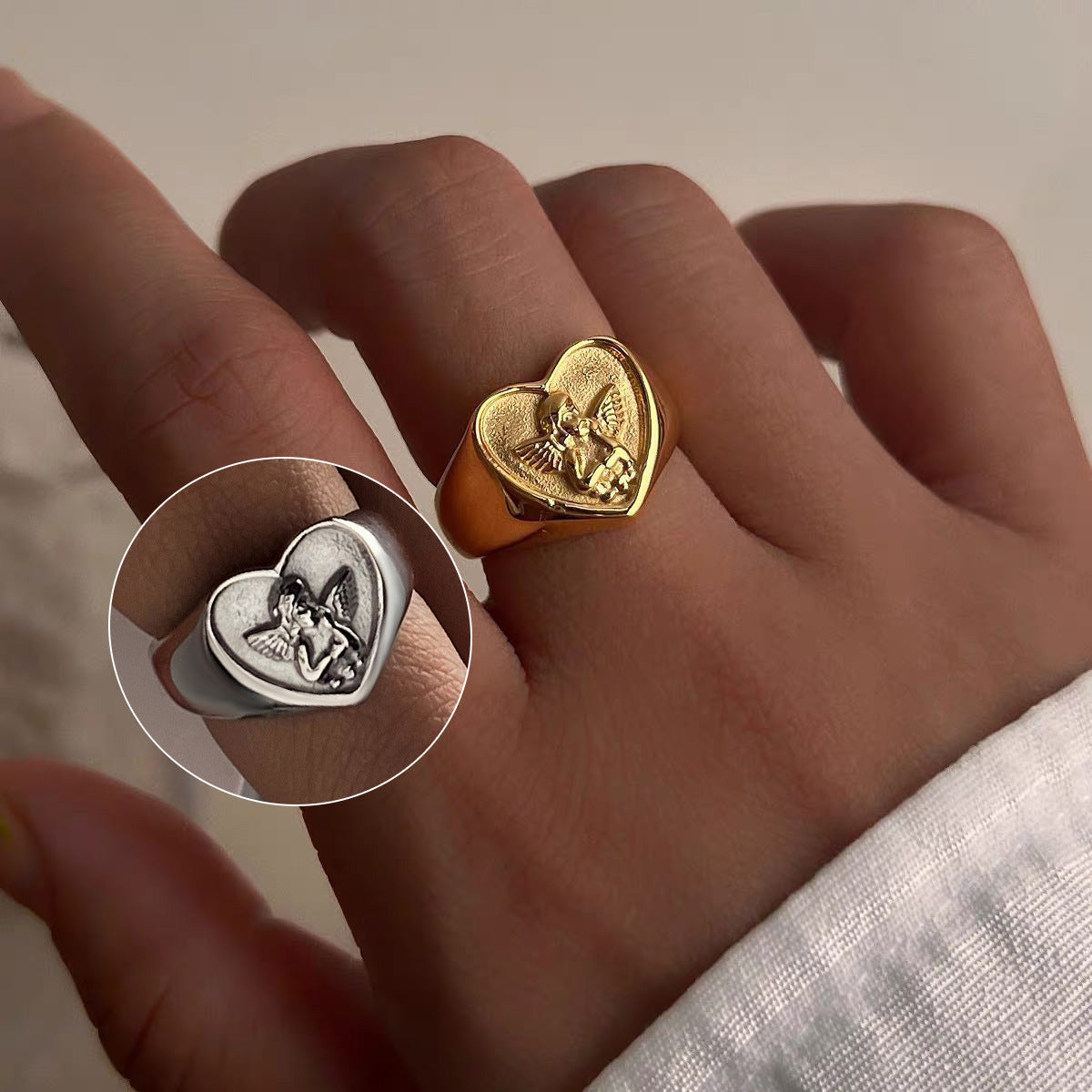 Rachael Sleek Titanium Ring [9AU8X9H0]