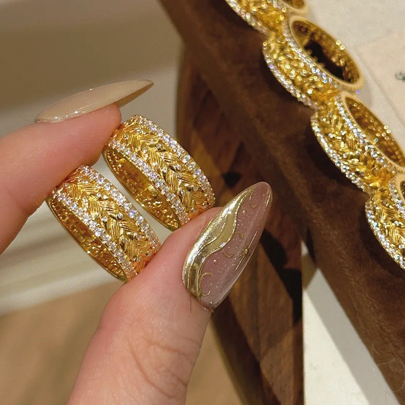 Rachael Sparkle Wheat Ring [I9SE4JLE]