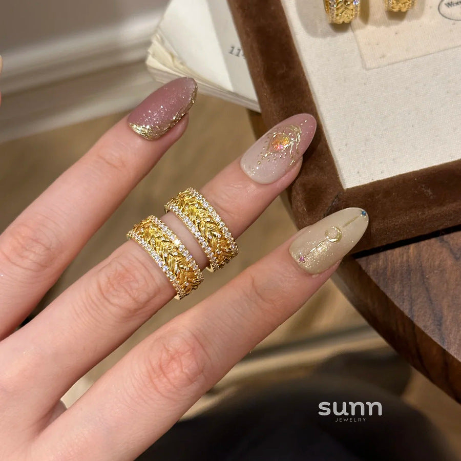 Rachael Sparkle Wheat Ring [6373I83F]