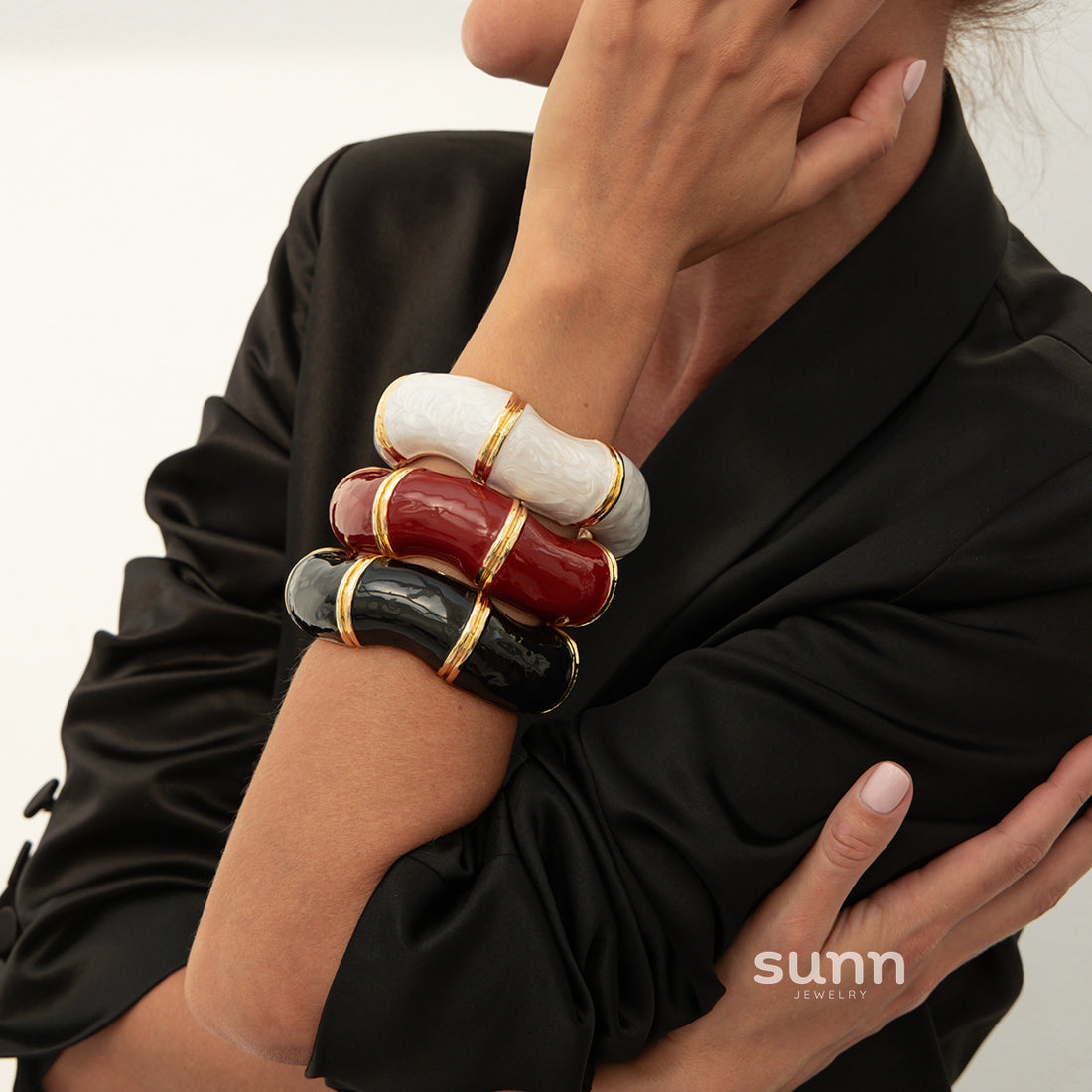 Rachell Epoxy Cuff Bracelet [OAS5ELMJ]