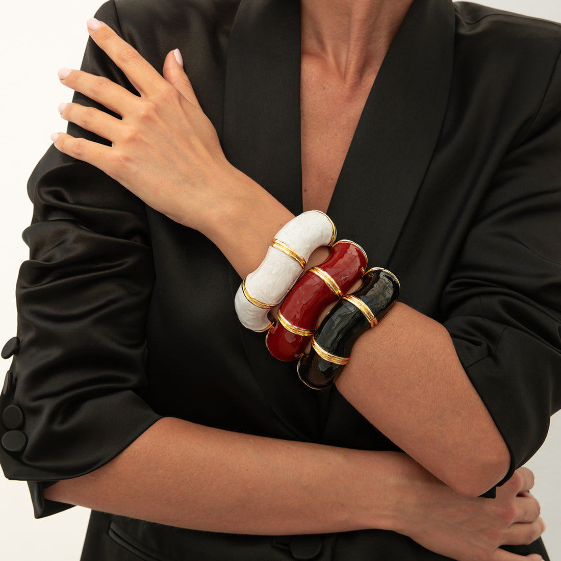 Rachell Epoxy Cuff Bracelet [OAS5ELMJ]