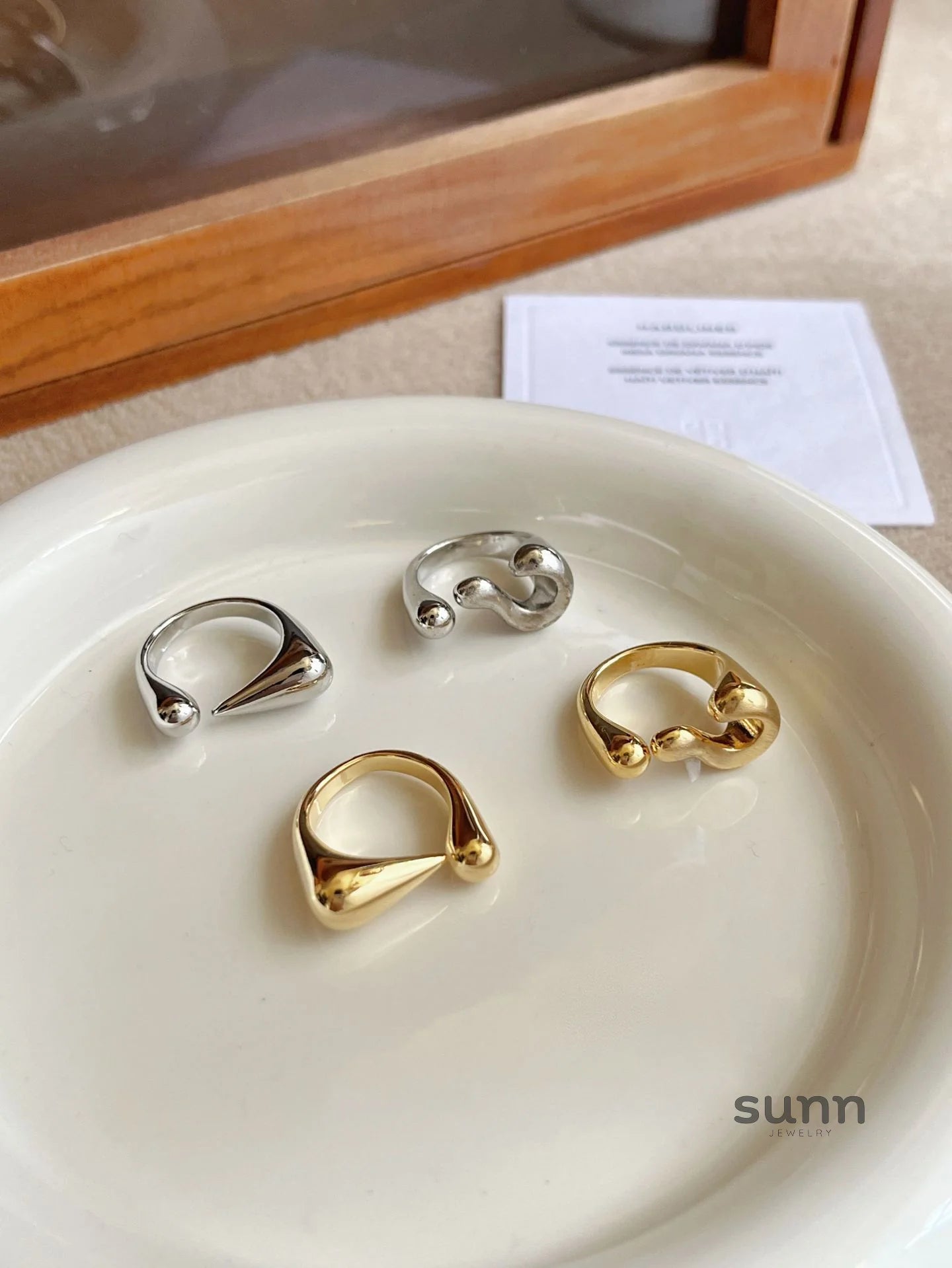 Rae Symbol Open Ring