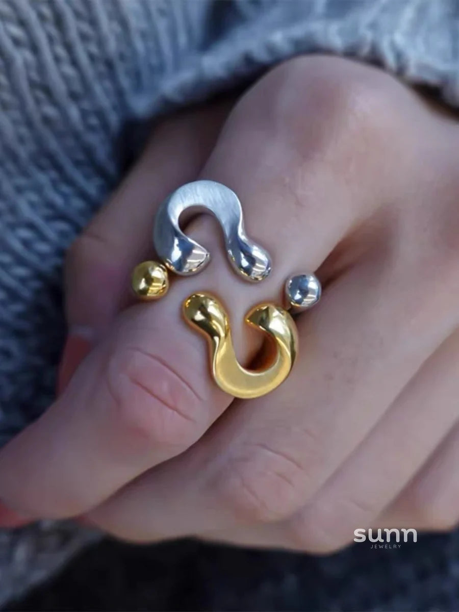 Rae Symbol Open Ring