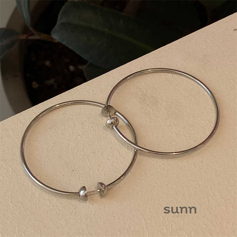 Raeann Titanium Hoop Earrings [BL08BDV5]