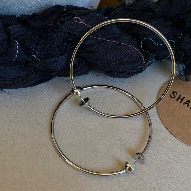 Raeann Titanium Hoop Earrings [T65O1OJQ]
