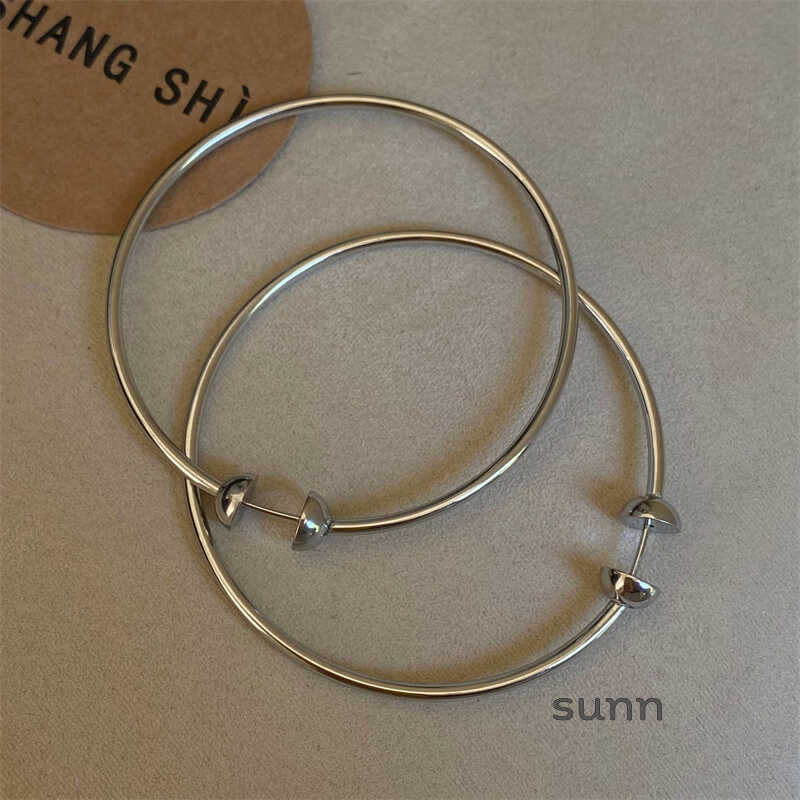 Raeann Titanium Hoop Earrings [4G4D1VP4]